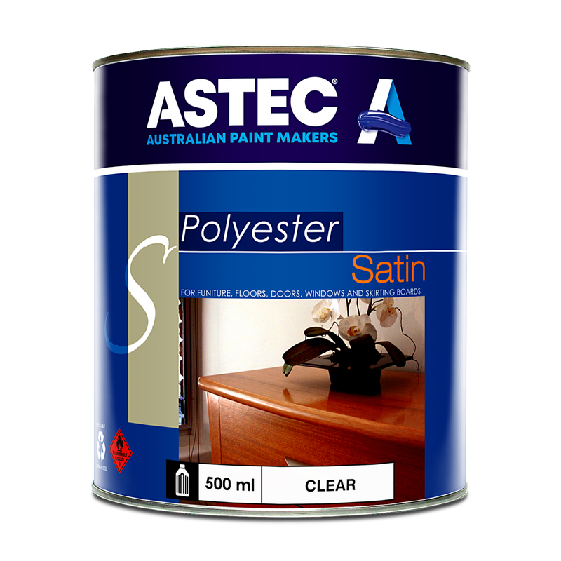 Polyester Satin - Timber Clear